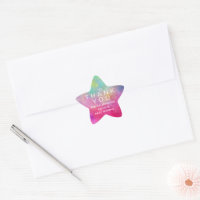 Bright Watercolor Baby Dusche Vielen Dank