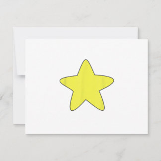 Bright Yellow Star Belly Shirt, Distressed Gold St