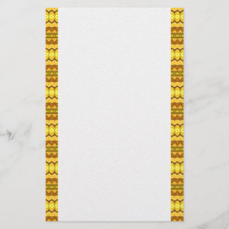 Bright Yellow Stripes Stationierung Briefpapier