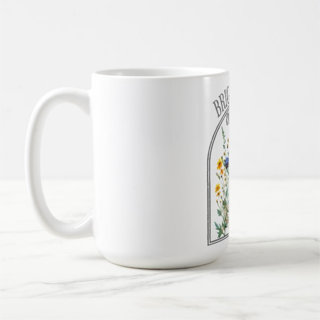 Brighter Days Ahead Wildflower Kaffeetasse (Links)