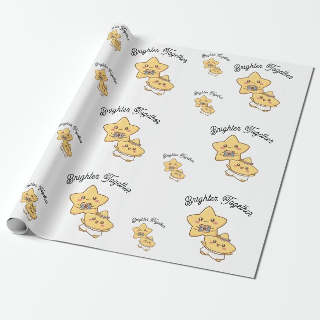 Brighter Together – Geschenkpapier (Ungerollt)