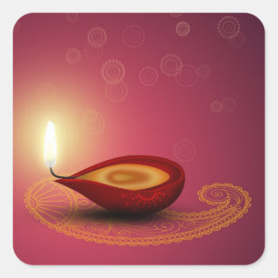 Brightful Diwali - Aufkleber
