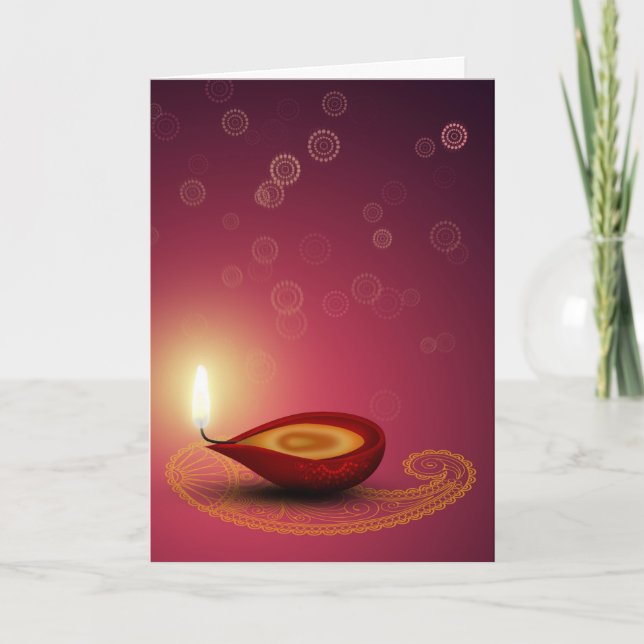 Brightful Diwali - Grußkarte Karte (Vorderseite)