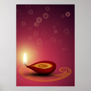 Brightful Diwali - Poster Print