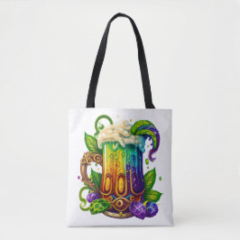 BRIGHTLICH FARBIGE MARDI GRAS GETRÄNKE TASCHE