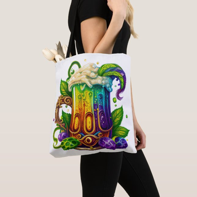 BRIGHTLICH FARBIGE MARDI GRAS GETRÄNKE TASCHE (Von Nahem)