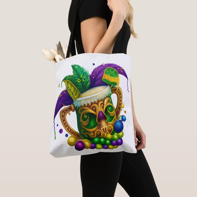 BRIGHTLICH FARBIGE MARDI GRAS GETRÄNKE TASCHE (Von Nahem)