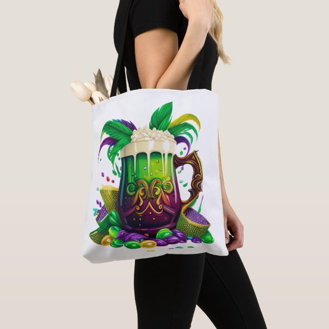 BRIGHTLICH FARBIGE MARDI GRAS GETRÄNKE TASCHE (Von Nahem)