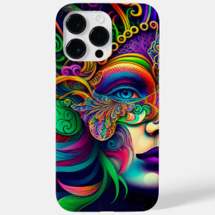 BRIGHTLY COLORED SCHÖNE MARDI GRAS FRAU Case-Mate iPhone 14 PRO MAX HÜLLE