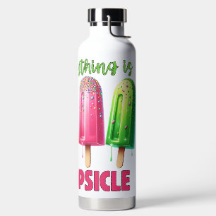BRIGHTLY COLORED SOMMER POPSICLES TRINKFLASCHE