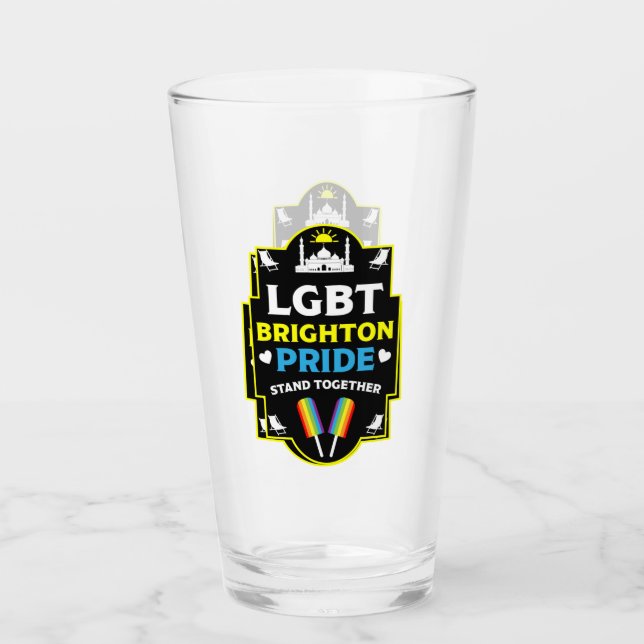 Brighton and Hove stolz Glas (Vorderseite)