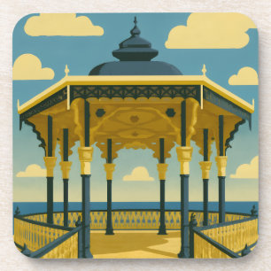 Brighton Bandstand - Kunst der Küstenarchitektur Getränkeuntersetzer