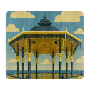 Brighton Bandstand - Kunst der Küstenarchitektur Schneidebrett