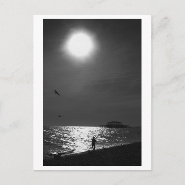 Brighton Beach England Postkarte (Vorderseite)