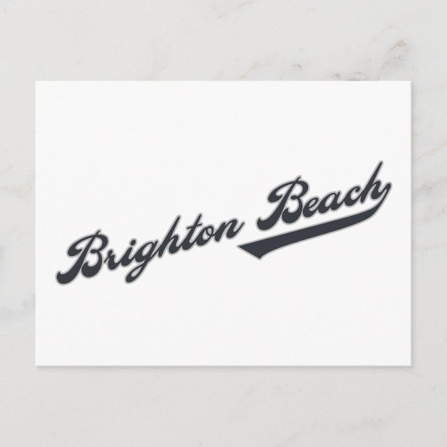 Brighton Beach Postkarte (Vorderseite)