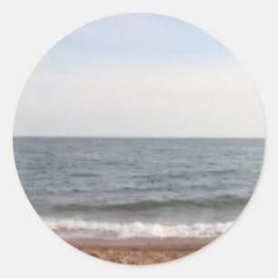 Brighton Beach Runder Aufkleber