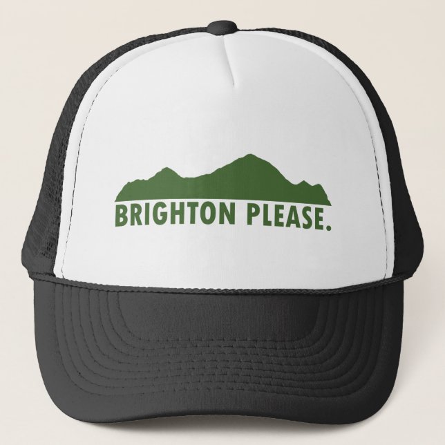 Brighton Bitte Truckerkappe (Vorderseite)