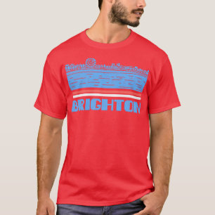 Brighton City Gift England City Silhouette Skyline T-Shirt