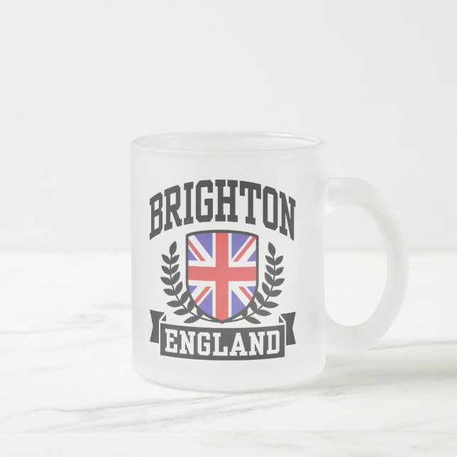 Brighton England Mattglastasse (Rechts)
