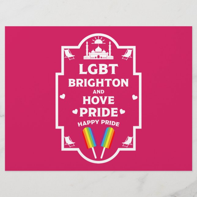 Brighton Gay Pride Flyer (Vorne)