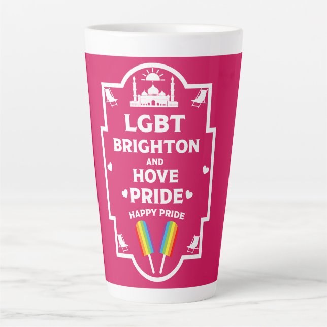 Brighton Gay Pride Milchtasse (Vorderseite)