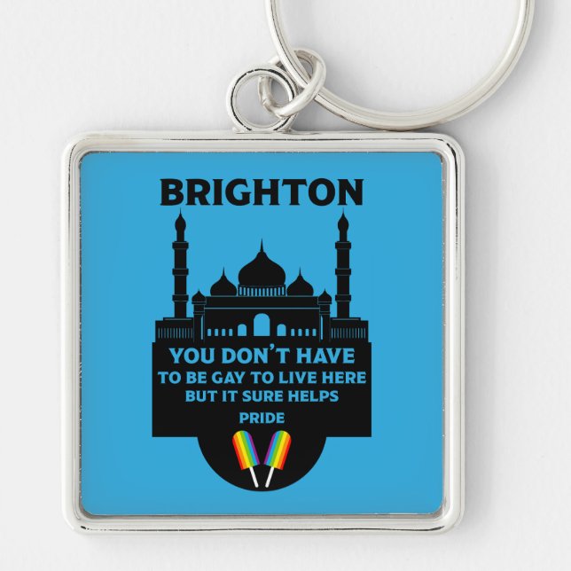 Brighton Gay Pride Schlüsselanhänger (Vorne)