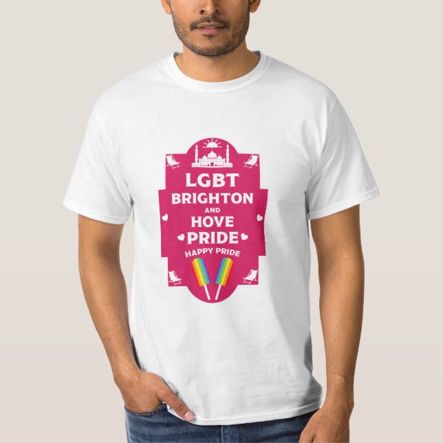 Brighton Gay Pride T-Shirt (Vorderseite)
