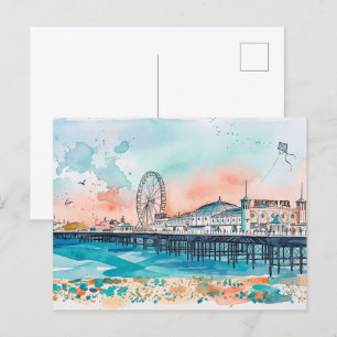 Brighton Palace Pier Postkarte