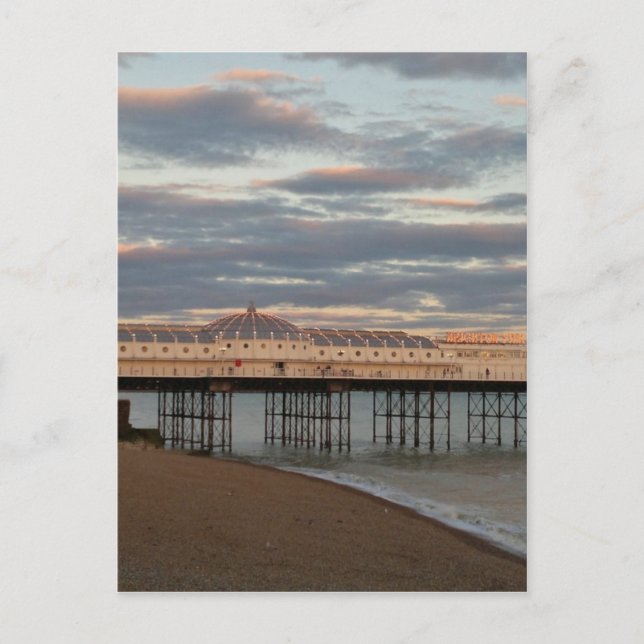 Brighton Palace Pier Postkarte (Vorderseite)