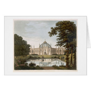 Brighton Pavilion : Proposed view of the garden wi