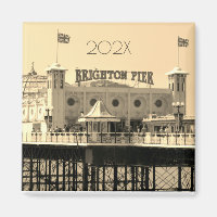 Brighton Pier ANGLETERRE Année Nouveauté Magnet
