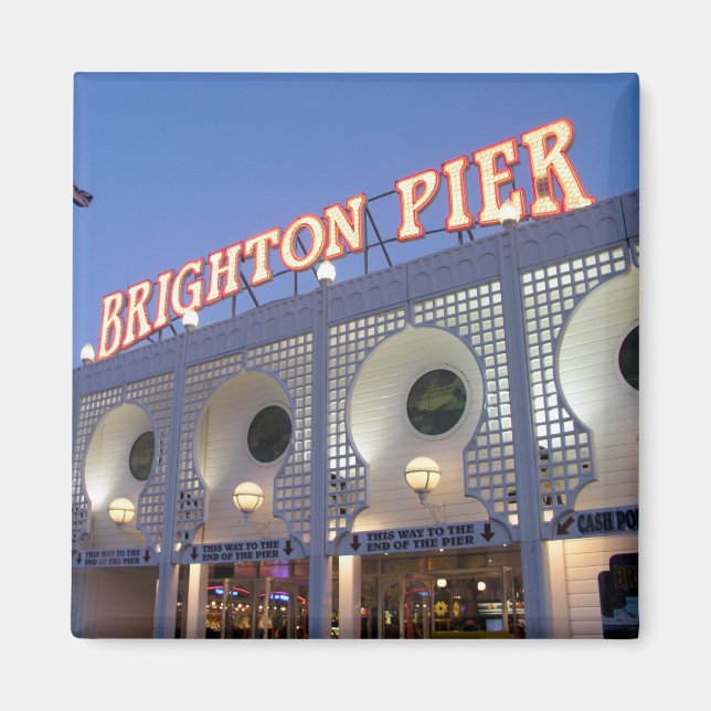 Brighton Pier, Sussex, UK Magnet (Vorne)