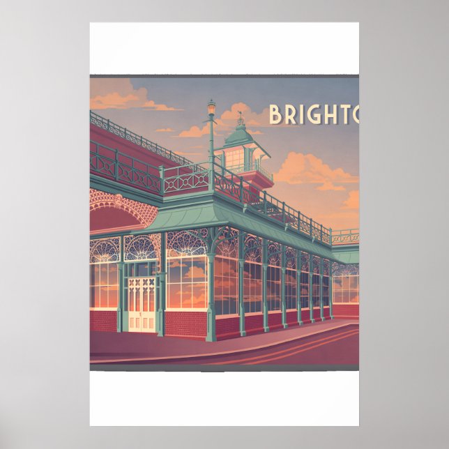 Brighton Reiseplakat Poster (Vorne)