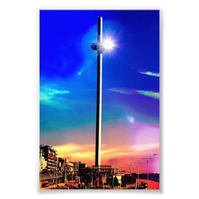 Brighton Seafront mit i360 Fotodruck (Vorne)