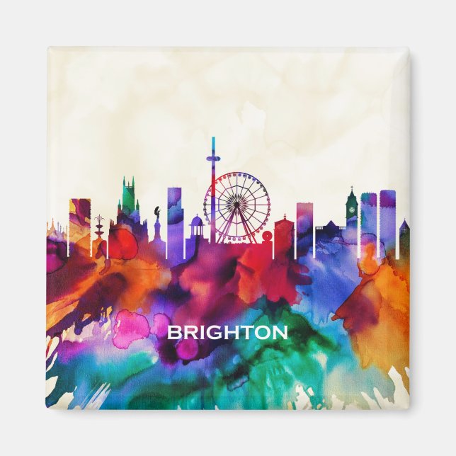 Brighton Skyline Magnet (Vorne)