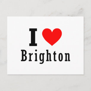 Brighton, Stadtdesign von Alabama Postkarte