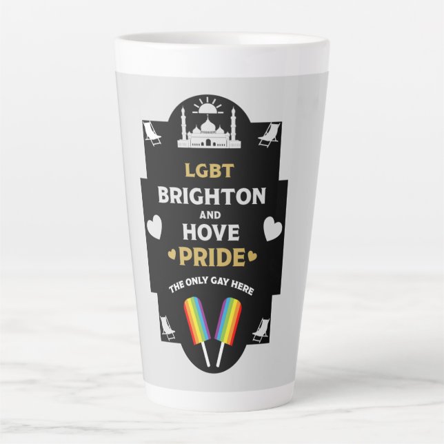 Brighton und Hove Pride Milchtasse (Vorderseite)