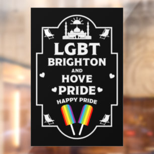 Brighton und Hove Stolz Fensteraufkleber