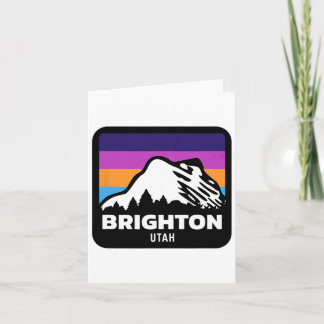 Brighton Utah Skifahren Snowboarden Familie Skipas Karte