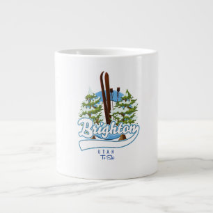 Brighton Utah Skilogo Jumbo-Tasse