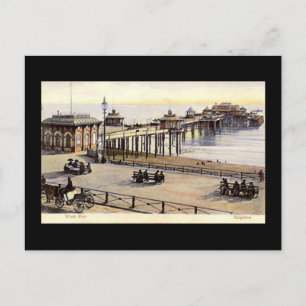 Brighton, West Pier, Ancienne Carte Postale