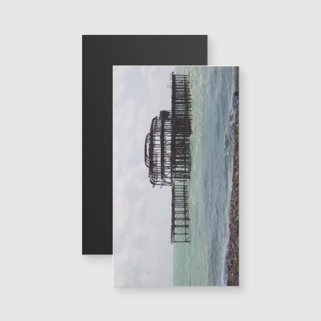 Brighton West Pier Magnetkarte (Vorne/Hinten)