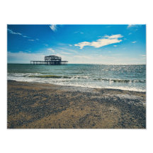 Brighton West Pier Wall Art - 4:3 Küstenmeere
