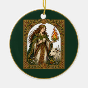 Brigid der Flamme Keramik Ornament