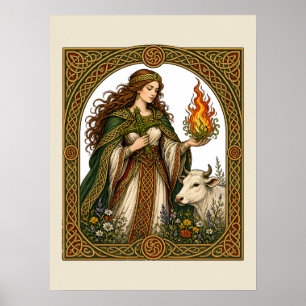 Brigid der Flamme Poster