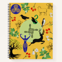 Brigid Goddess - Yellow Journal