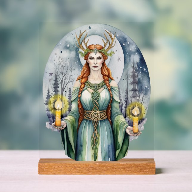 Brigid Imbolc Chandlemas Forest Celtic Wiccan (Neutre)