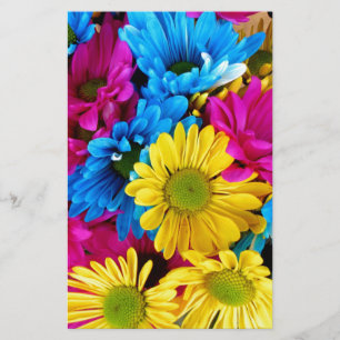Brihell Colored Daisies Briefpapier