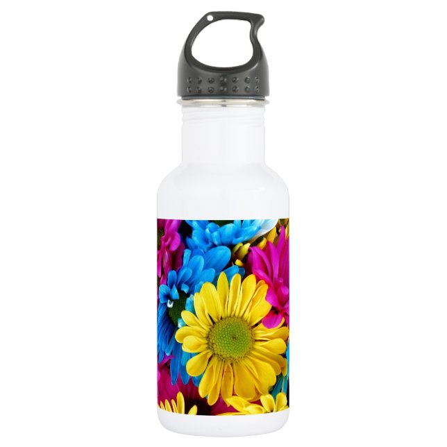 Brihell Colored Daisies Trinkflasche (Vorderseite)