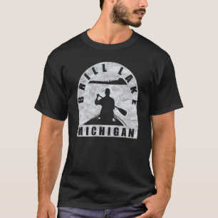 Brill Lake Canoeing Michigan T-Shirt